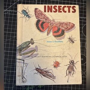 Vintage Insects book